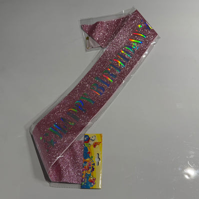Happy Birthday Ribbon / Sash