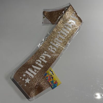 Happy Birthday Ribbon / Sash