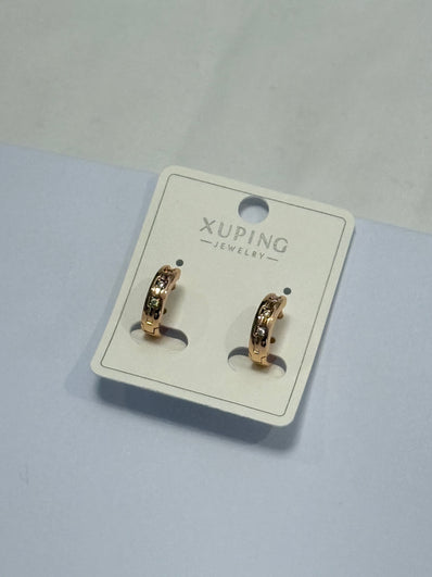 Gold Ring Earring