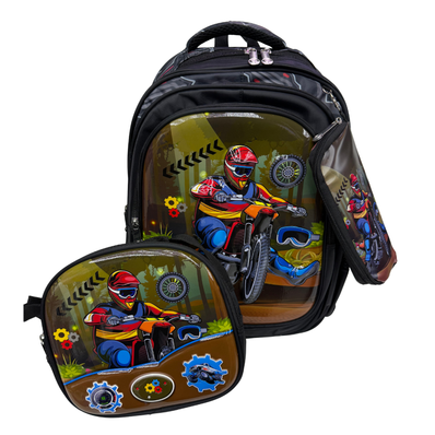 Motorcycle 3pcs Backpack