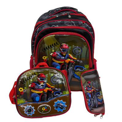 Motorcycle 3pcs Backpack