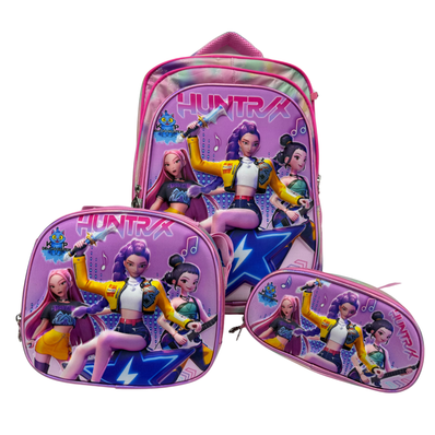 Demon Hunters 3pcs Backpack