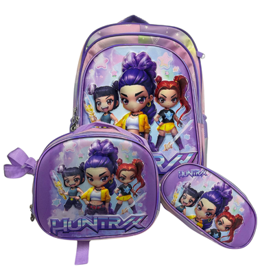 Demon Hunters 3pcs Backpack