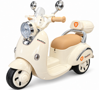 Retro-Style Kids Motorbike Ride-On
