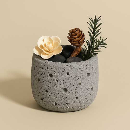 Cup Moon Surface Rock Home Essence