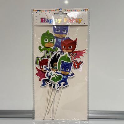 PJ Mask, Cars & Paw Patrol Cake Toppers