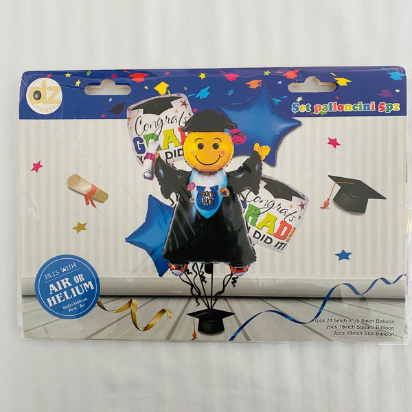 Graduation Freak Graduation 5pcs Balloon Set – Gifted Freaker