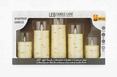 Big 5pcs LED Candle Light
