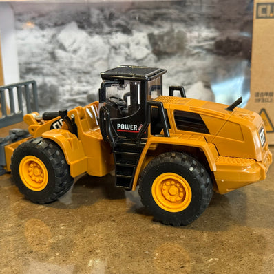 Wheel Loader with Fork attachment Toy