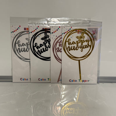 Happy New Year Cake Topper
