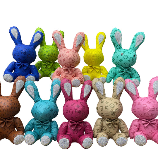 Small Faux Leather Teddy