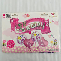 It's A Boy / It's A Girl 5pcs Balloon Set