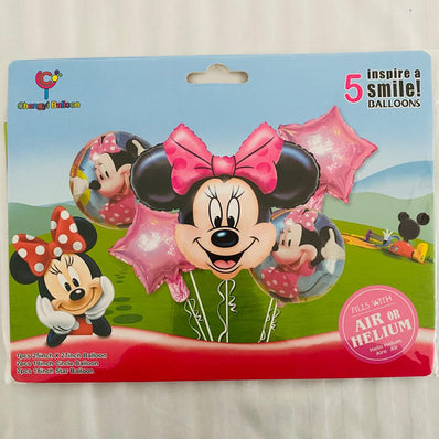 Mickey & Minnie 5pcs Balloon Set