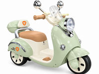 Retro-Style Kids Motorbike Ride-On