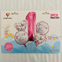 Number 1 It's A Boy/ Girl Balloon Set