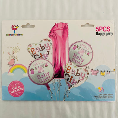 Number 1 It's A Boy/ Girl Balloon Set