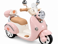 Retro-Style Kids Motorbike Ride-On