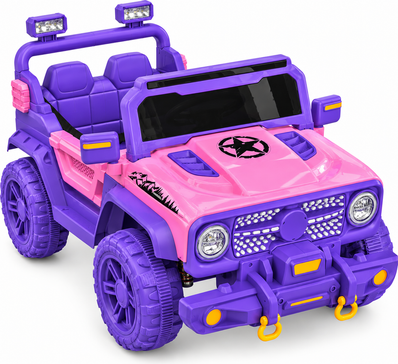 [STORE ONLY] 12V Electric Purple Star Jeep Ride-On