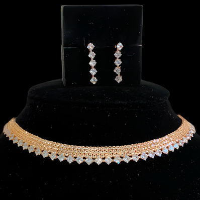 Rhinestone and Crystal Jewellery Set