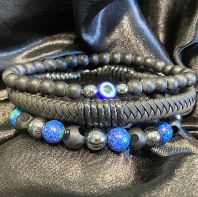 Evil Eye Bracelet Set