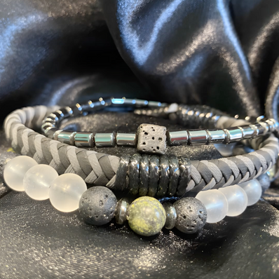 Gemstone Bracelet Set