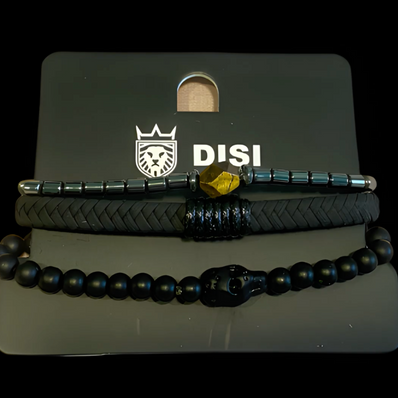 Tiger Eye Gem Bracelet Set