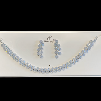 Elegant Crystal Jewellery Set