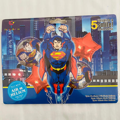 Superman 5pcs Balloon Set