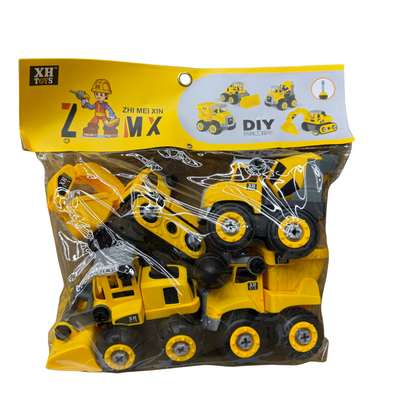 DIY 4pcs Take-Apart Vehicle Set