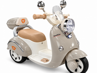 Retro-Style Kids Motorbike Ride-On