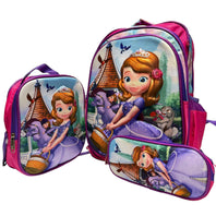 3pcs Princess / Unicorn School Backpack