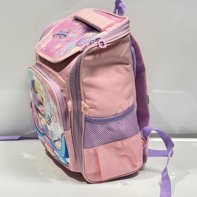 3D Pink Frozen School Backpack