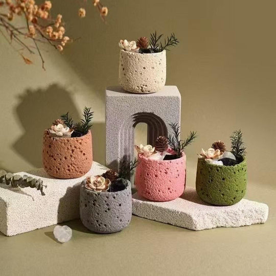 Cup Moon Surface Rock Home Essence