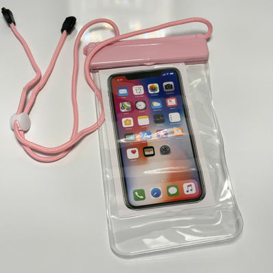 Clear Waterproof Phone Pouch with Lanyard