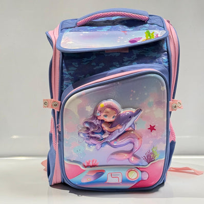 3D Mermaid School Backpack