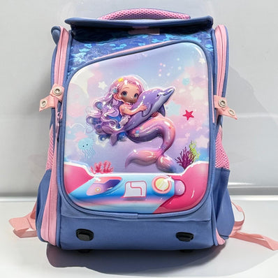 3D Mermaid School Backpack