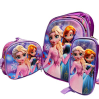 3pcs Princess / Unicorn School Backpack