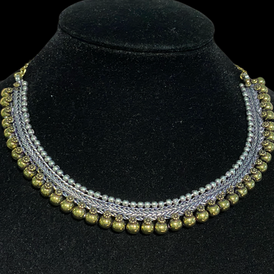 Vintage Oxidised Necklace