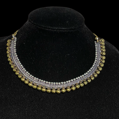 Vintage Oxidised Necklace