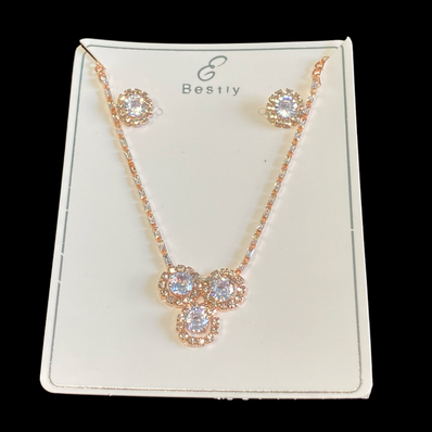 Diamond Simulant Jewellery Set