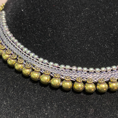 Vintage Oxidised Necklace