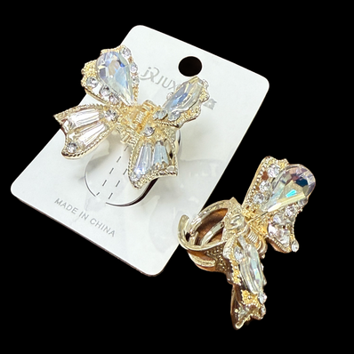 Butterfly Gold Hair Claw