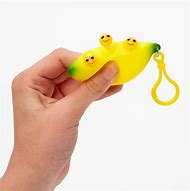 Banana Stress Ball Fidget keychain