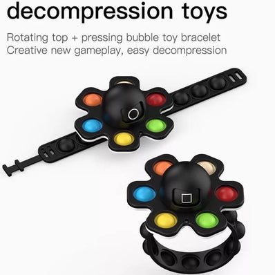 Pop Bubble Squid Game Spinner bracelet.