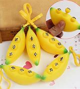 Banana Stress Ball Fidget keychain