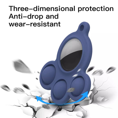 Push Pop Bubble Airtag case Keychain