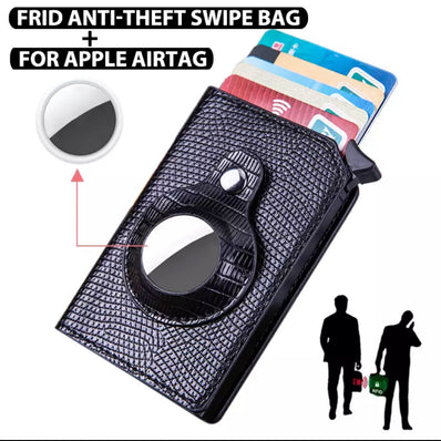 Pop-up Slim Pocket Wallet with Airtag Holder.
