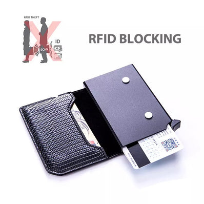 Pop-up Slim Pocket Wallet with Airtag Holder.