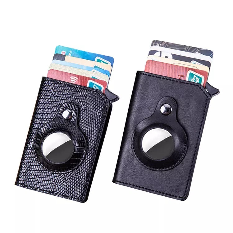 Pop-up Slim Pocket Wallet with Airtag Holder.