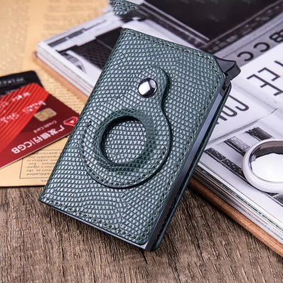 Pop-up Slim Pocket Wallet with Airtag Holder.